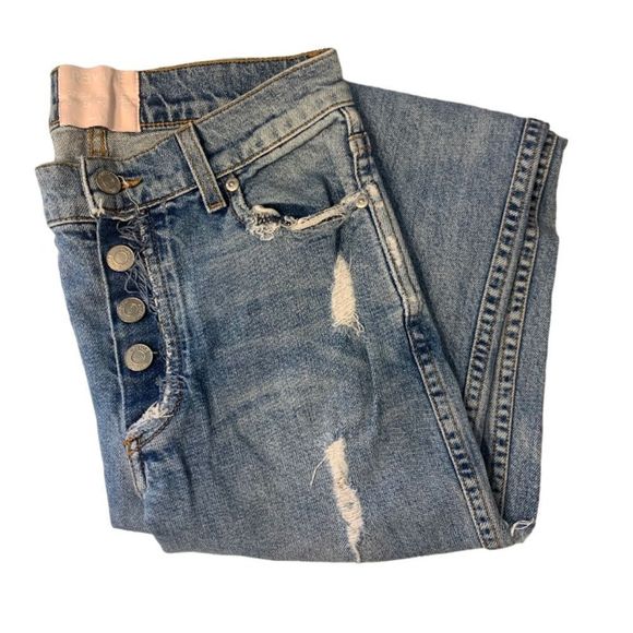 🌎REVICE DENIM Distressed Button Fly Dream Fit 🌎 - Picture 1 of 6